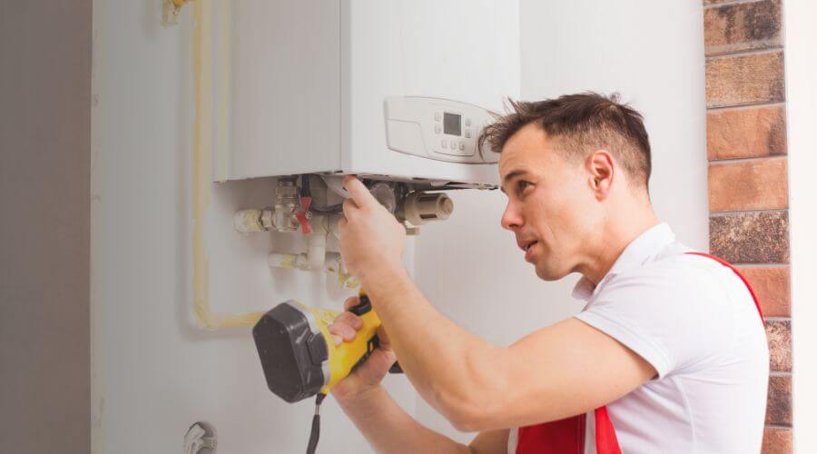 Local tankless water heater installation in Redwood Falls, MN